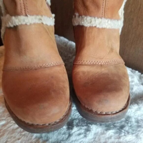 The Art Company Sherpa Leather Suede Knee High Boots 37 - Picture 5 of 15